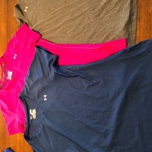 3 Underarmour women’s fitted compression shorts